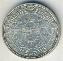 1933. 2P Ag "Madonna" T:2- apró ph