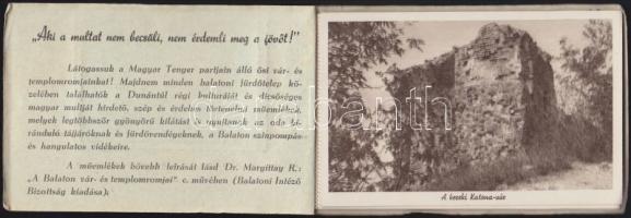 1943 Dr. Margittay Richárd: A Balatonvidék Történelmi Műemlékei; III. sorozat - Szigliget. Egy lap h...