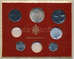 Vatikán 1969. 1L,2L,10L,50L,100L,500L Ag "VI. Pál Pápa" szettben (nem teljes, 8-ból csak 6db) T:1,2