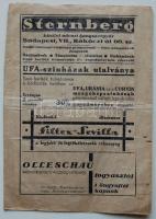 1930 Diósgyőri vasmű fizetési boríték reklámmal