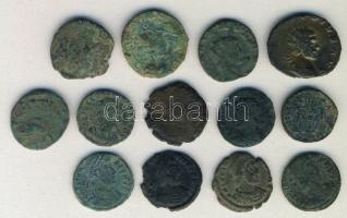 13db azonosítatlan római érme T:4 többnyire