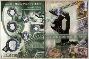 2006 Forint mesterdarabok ezüstből forgalmi sor 2f-5ft 6db eredeti díszcsomagolásban T:PP 2500db!