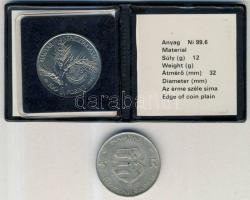 1947. 5Ft "Kossuth" Ag T:2- + 1981. 100Ft "FAO" T:BU tanúsítvánnyal