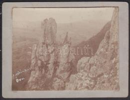 cca 1900 Csobánkai óra keményhátú fotó 13x10 cm