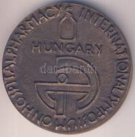 1982. Kőszeg- "International Symposium on Hospital Pharmacy" 78mm Br emlékplakett T:2