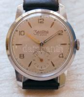 cca 1950 Zentra 12 köves, másodpercmutatós karóra felújítva kiváló állapotban