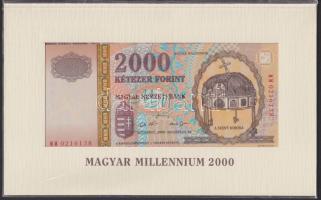 2000. 2000Ft "Millenium" T:I Eredeti bontatlan díszcsomagolásban!