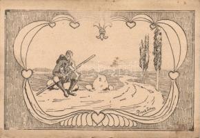 Solitary scout no.91 Hatvani Turul group s: Piczek Zoltán