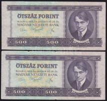 1975. 500Ft (2x) T:III