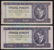 1975. 500Ft (2x) T:III