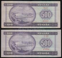 1975. 500Ft (2x) T:III