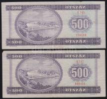 1975. 500Ft (2x) T:III