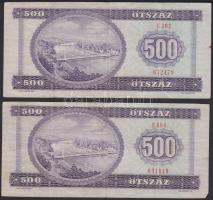 1975. 500Ft (2x) T:III
