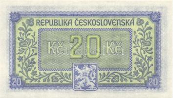 Csehszlovákia 1944-45. 27db-ból álló "SPECIMEN" és forgalmi bankjegy gyűjtemény: 1K (2x) 2...