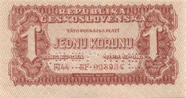 Csehszlovákia 1944-45. 27db-ból álló "SPECIMEN" és forgalmi bankjegy gyűjtemény: 1K (2x) 2...