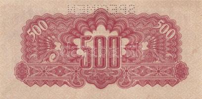 Csehszlovákia 1944-45. 27db-ból álló "SPECIMEN" és forgalmi bankjegy gyűjtemény: 1K (2x) 2...