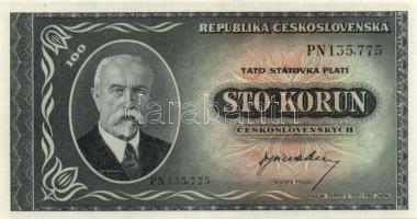 Csehszlovákia 1944-45. 27db-ból álló "SPECIMEN" és forgalmi bankjegy gyűjtemény: 1K (2x) 2...
