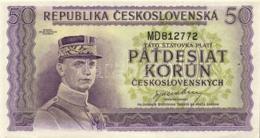 Csehszlovákia 1944-45. 27db-ból álló "SPECIMEN" és forgalmi bankjegy gyűjtemény: 1K (2x) 2...