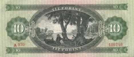 1962. 10Ft T:II ferde előlapi nyomat