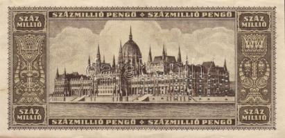 1946. 100.000.000P "MINTA" perforációval, számozott T:I-