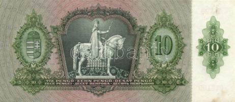 1936. 10P (2x) egymást követő sorszámmal T:I- (apró saroktörés)