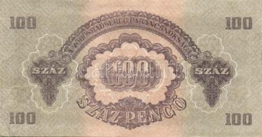 1944. "V. H." 100P (3x) T:II+ hajtatlanok!