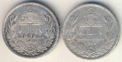 1915. 1K Ag (2x) T:2-,3+ ph