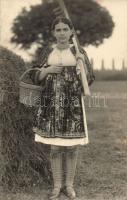 Hungarian peasant girl photo