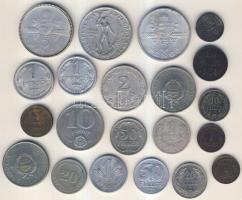Kis fillér, pengő, forint tétel 1894-1971. összesen 21db, közte Alu,Ag is T:vegyes