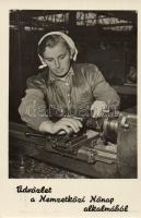 International Women´s Day, factory worker
