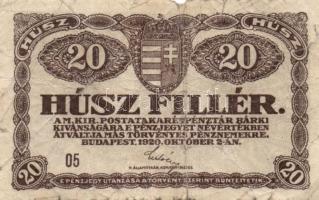 1920. 20f + 50f + 1K + 2K + 10K + 20K + 50K + 100K + 1000K T:II,III,III/IV,IV