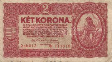 1920. 20f + 50f + 1K + 2K + 10K + 20K + 50K + 100K + 1000K T:II,III,III/IV,IV