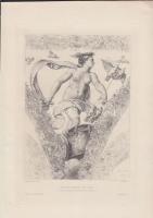 T. de Mare.: Vénusz (Rafaello után) rézkarc-papír 22x30cm