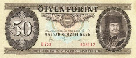 1986. 50Ft (15x) T:II,III