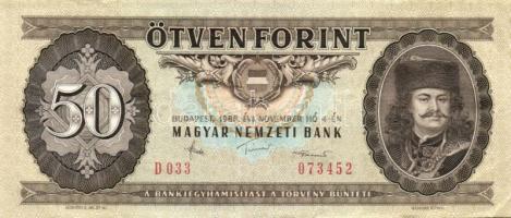 1986. 50Ft (15x) T:II,III