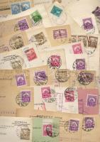 1910-1935. 128 db céges levelezőlap, levelezőlap, tábori lap a Pesti Izraelita Hitközségnek címezve, főleg kultuszadó témában / 128 Stk. Geschäftspostkarten, Postkarten, Feldpostkarten an Israelit. Kultusverein Pest