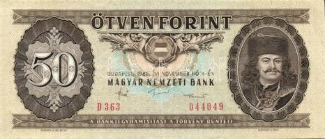 1986. 50Ft (20x) T:II,III