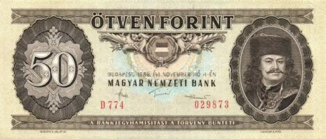 1986. 50Ft (20x) T:II,III