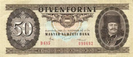 1986. 50Ft (20x) T:II,III