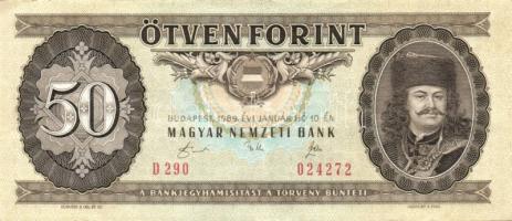 1989. 50Ft (15x) T:II,III