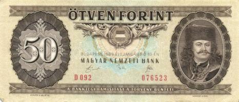 1989. 50Ft (15x) T:II,III