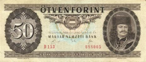 1989. 50Ft (15x) T:II,III