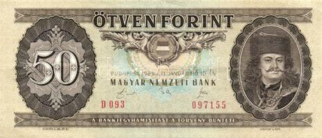 1989. 50Ft (15x) T:II,III