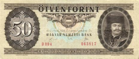 1989. 50Ft (15x) T:II,III