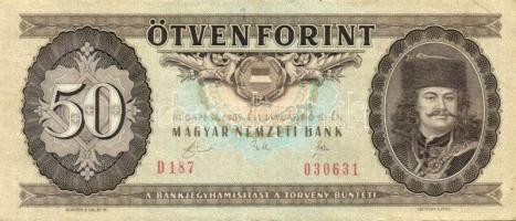 1989. 50Ft (15x) T:II,III