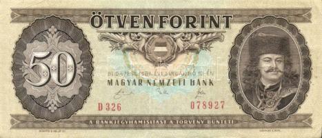 1989. 50Ft (15x) T:II,III