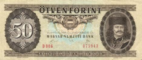 1989. 50Ft (15x) T:II,III