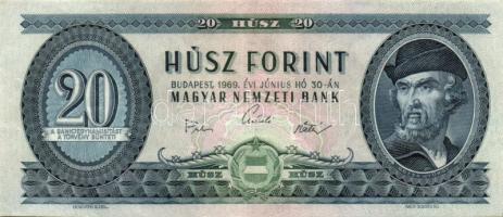 1969. 20Ft (7x) T:II,III
