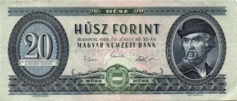 1969. 20Ft (7x) T:II,III