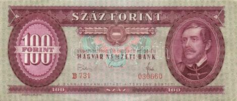 1968. 100Ft (2x) egymásutáni sorszámmal T:II